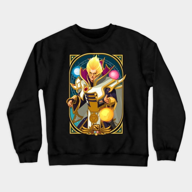 INVOKER - Super Saiyan Crewneck Sweatshirt by Vector Volt